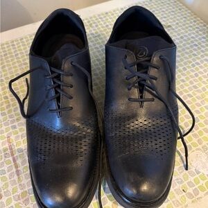 Cole Haan Men's Black Perforated Oxfords